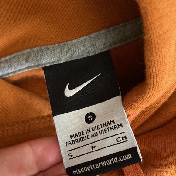 NEW Nike Texas Longhorns Burnt Orange Small Hooded Sweater Hoodie Cotton NWOT - Picture 4 of 7